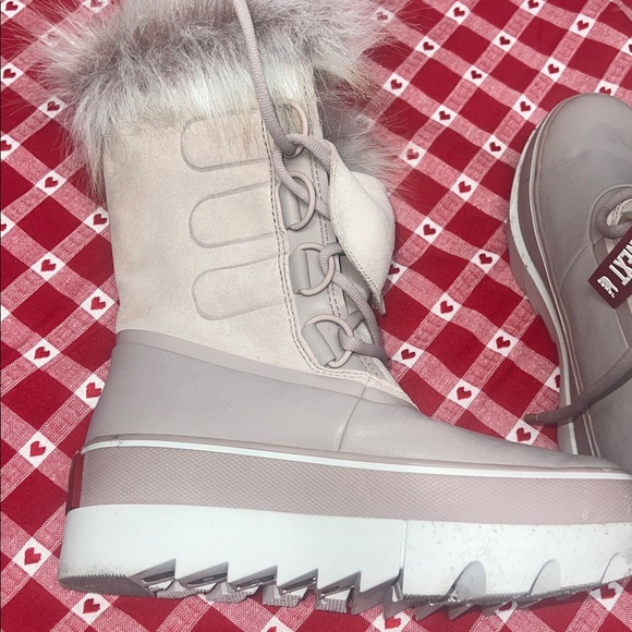 Sorel Joan Next Pink Fur-Lined waterproof Winter Boots - Picture 7 of 7